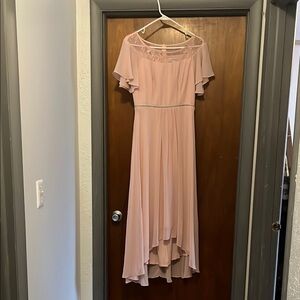 Elegant Pink Women's Dress